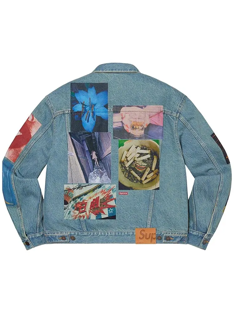 Куртка Supreme Daidō Moriyama Denim Trucker Jacket — изображение 2 из 2, синий