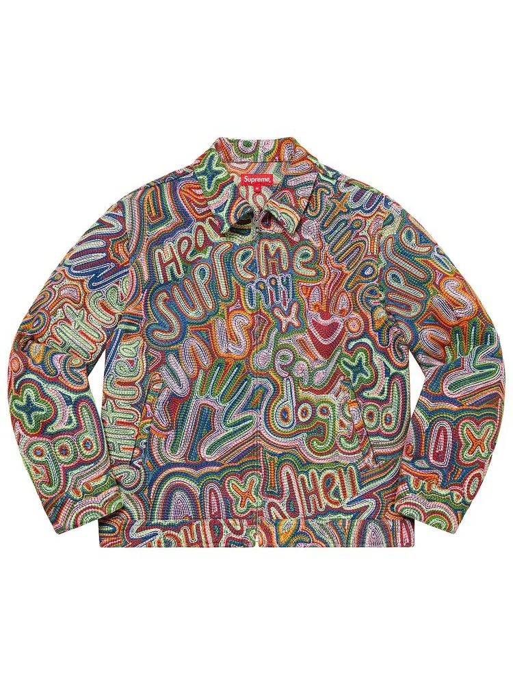 Куртка Supreme Chainstitch Denim Jacket 'Multicolor' — изображение 1 из 2, мульти