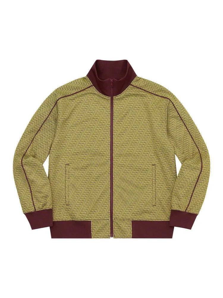 Спортивная куртка Supreme Repeat Track Jacket 'Olive' — изображение 1 из 2, зеленый