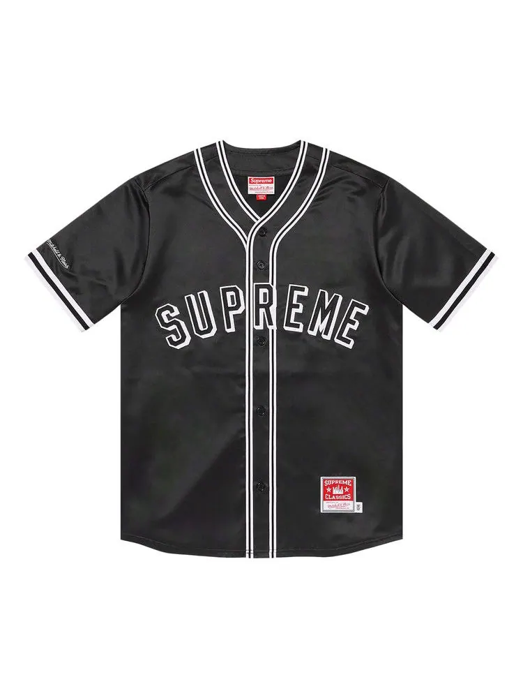 Куртка Supreme x Mitchell & Ness Quilted Sports Jacket — изображение 1 из 2, черный