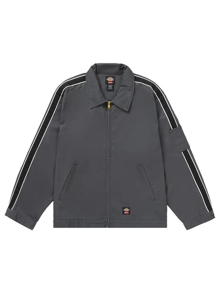 Куртка Supreme x Dickies Stripe Eisenhower Jacket — изображение 1 из 2, темно-серый