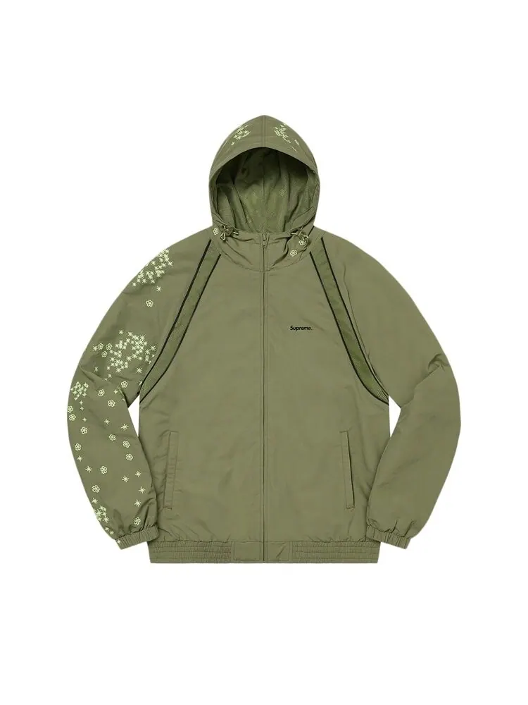 Куртка Supreme AOI Glow-In-The-Dark Track Jacket — изображение 1 из 2, зеленый