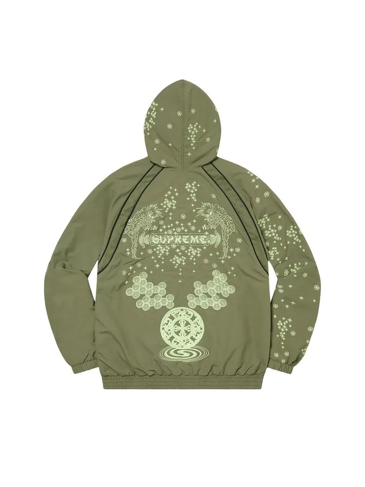 Куртка Supreme AOI Glow-In-The-Dark Track Jacket — изображение 2 из 2, зеленый