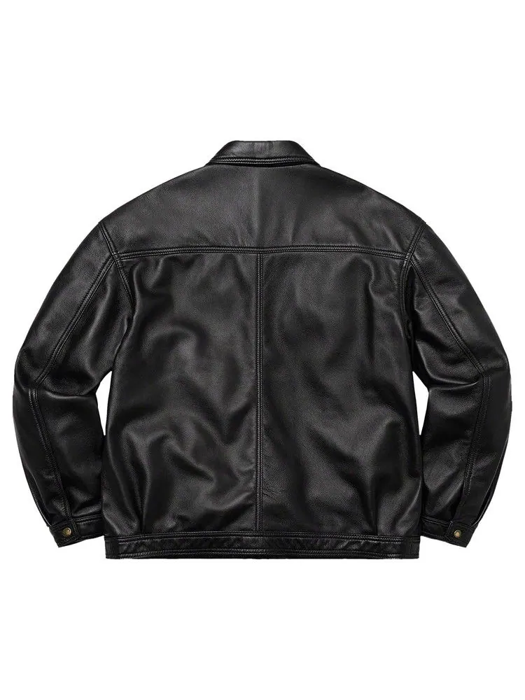 Куртка Supreme x Schott Leather Work Jacket — изображение 2 из 2, черный