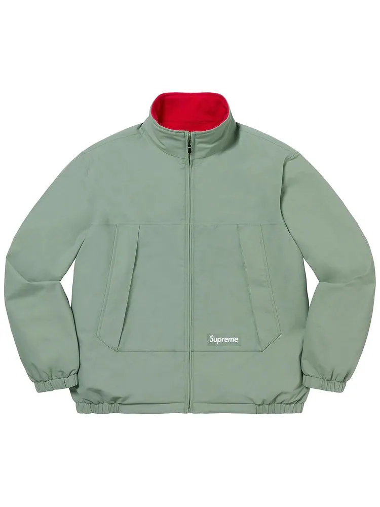 Двусторонняя куртка Supreme GORE-TEX с подкладкой Polartec — изображение 1 из 3, зеленый