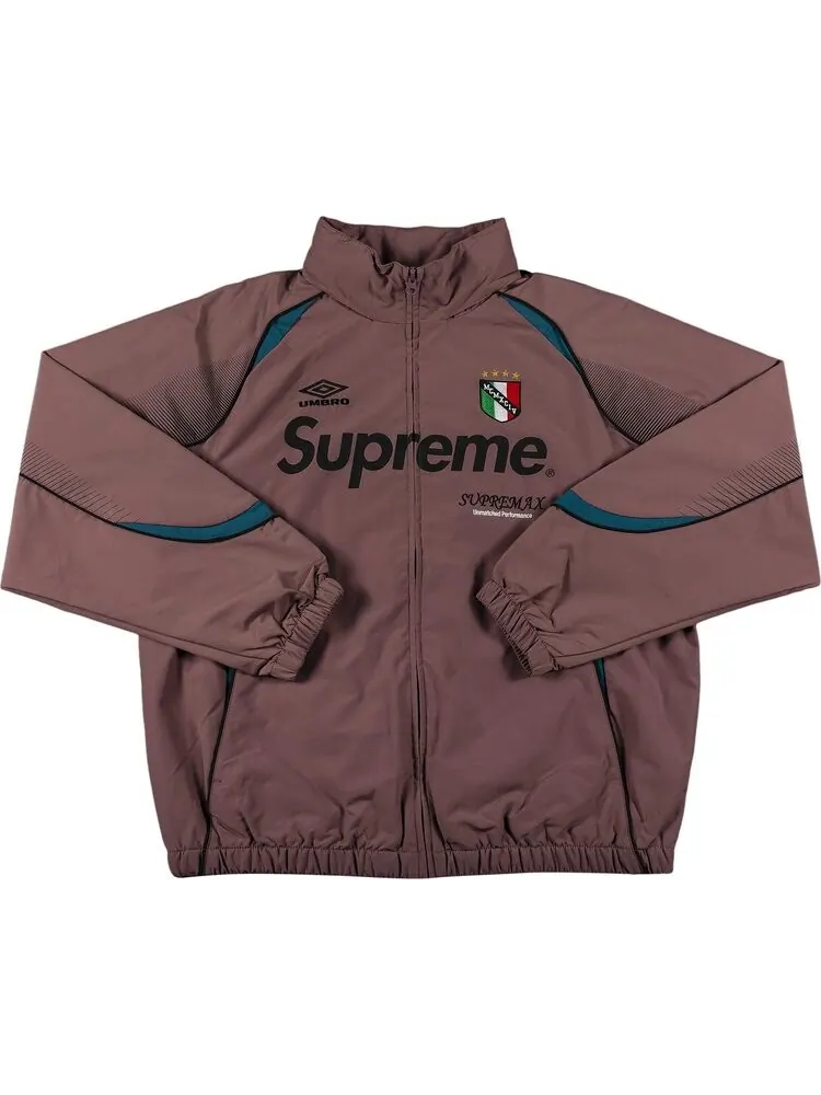 Куртка Supreme x Umbro Track Jacket 'Dusty Plum' — изображение 1 из 3, фиолетовый