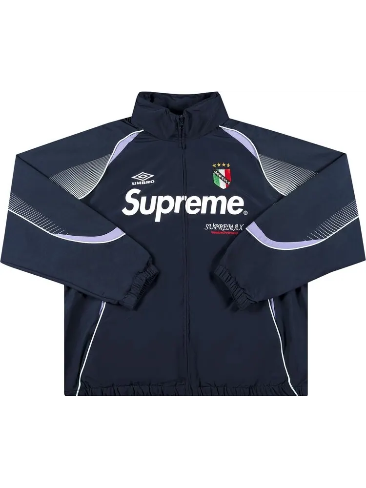 Куртка Supreme x Umbro Track Jacket 'Navy' — изображение 1 из 3, синий