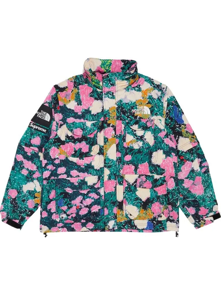 Куртка Supreme x The North Face Trekking Convertible Jacket Flowers — изображение 2 из 4, мульти