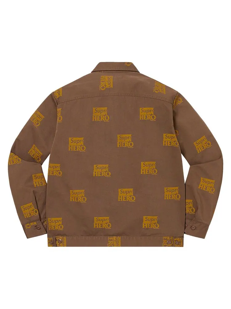 Куртка Supreme x ANTIHERO Work Jacket 'Brown' — изображение 2 из 2, коричневый