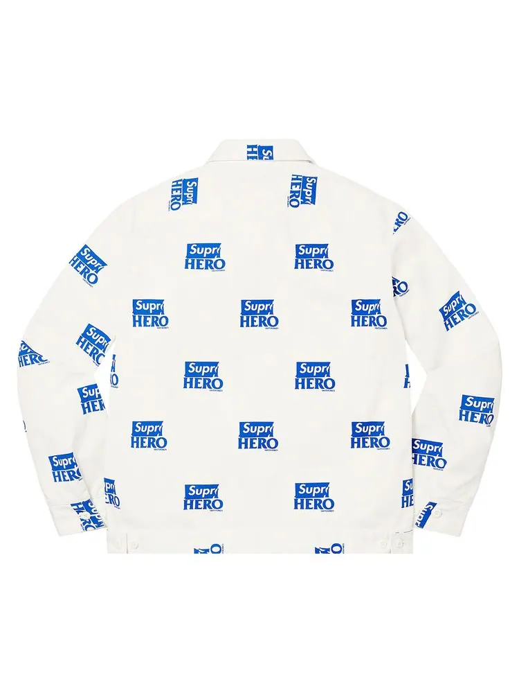 Куртка Supreme x ANTIHERO Work Jacket 'White' — изображение 2 из 2, белый