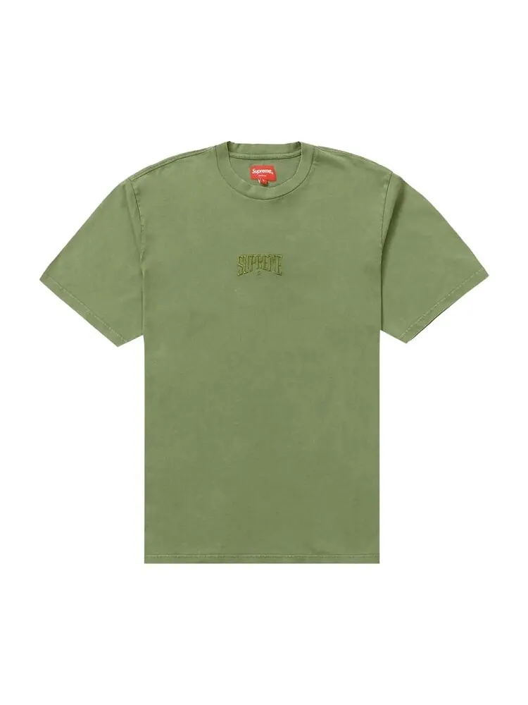 Топ Supreme Acid Wash Short-Sleeve Top — изображение 1 из 1, зеленый