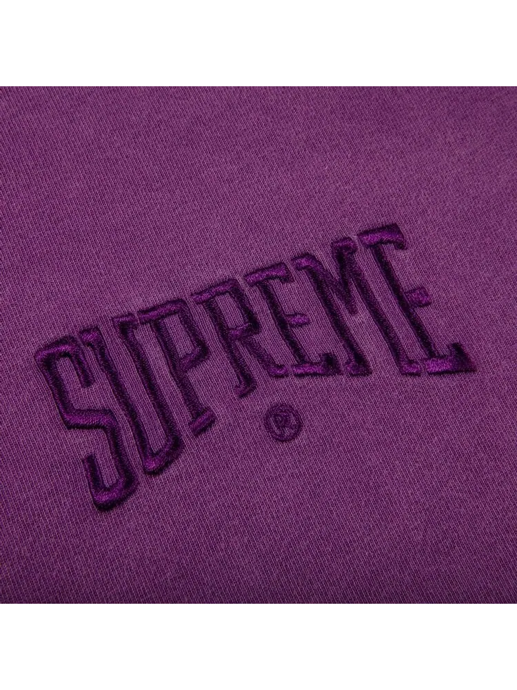 Футболка Supreme Acid Wash Short-Sleeve Top 'Plum' — изображение 2 из 2, фиолетовый