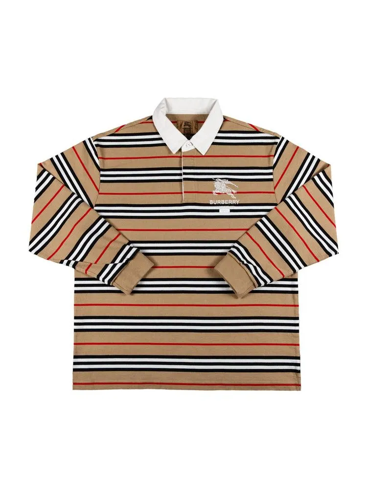Топ Supreme x Burberry Rugby — изображение 1 из 2, бежевый