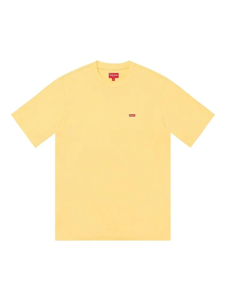 Футболка Supreme Small Box Tee Pale Yellow — изображение 1 из 1, бледный желтый