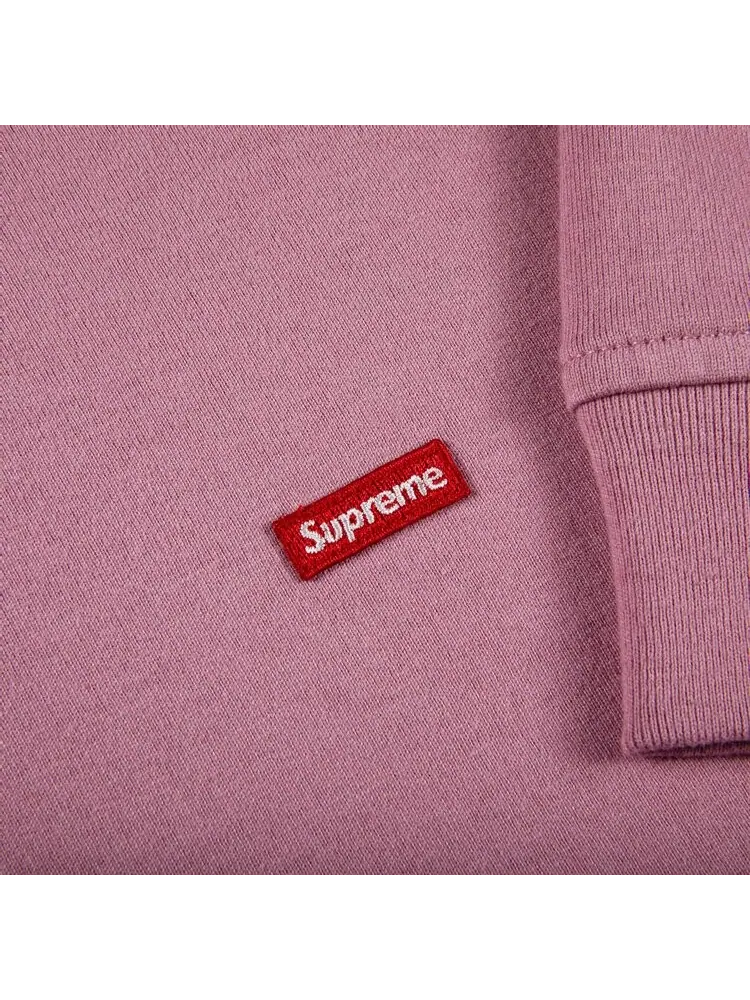 Лонгслив Supreme Small Box Long-Sleeve Tee 'Pink' — изображение 2 из 2, розовый