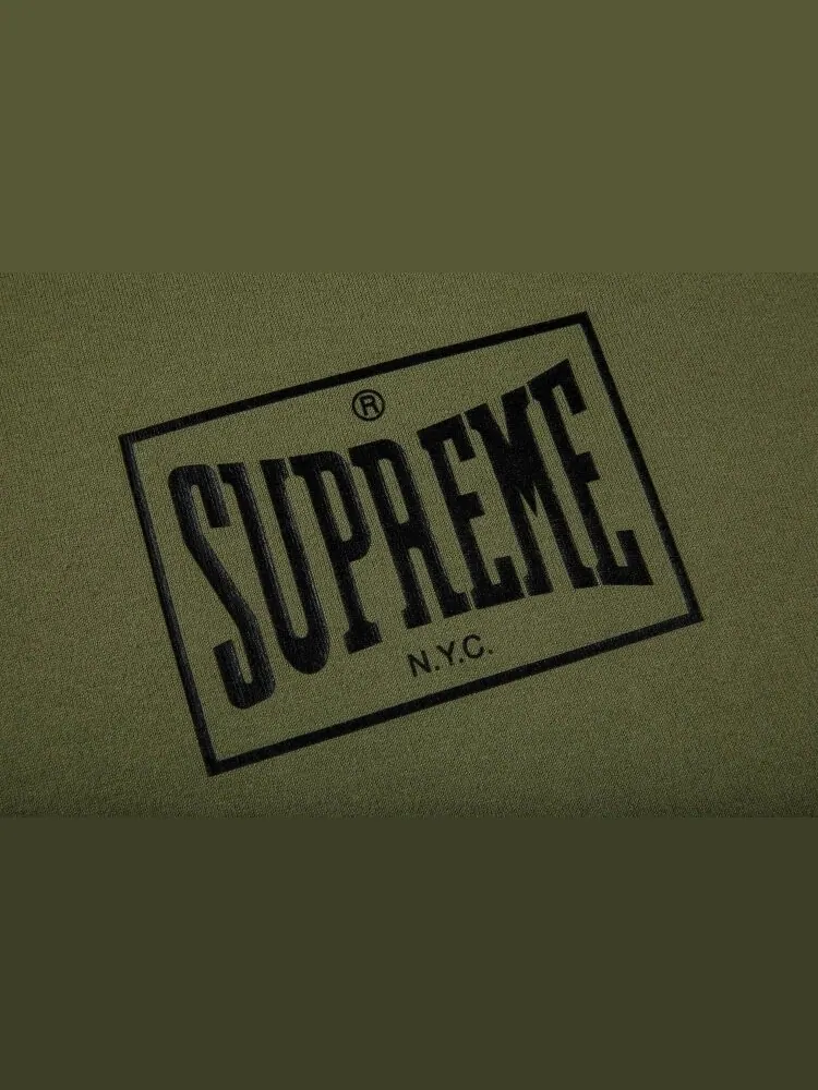 Футболка Supreme Layered Short-Sleeve Top 'Light Olive' — изображение 2 из 2, зеленый