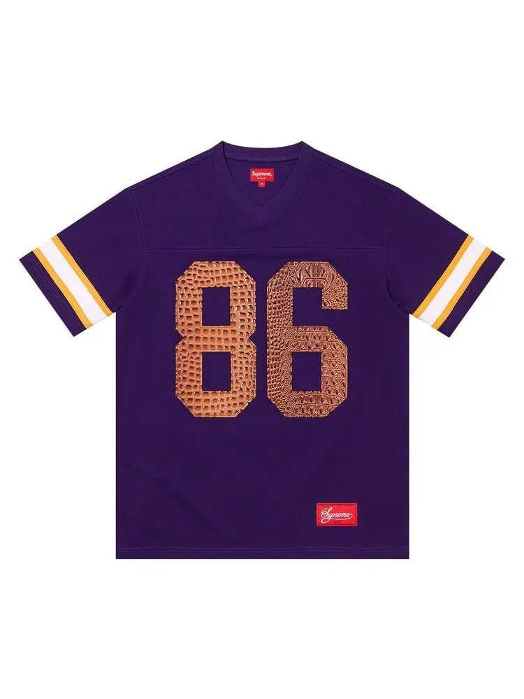 Джерси Supreme Faux Croc Football Jersey Purple — изображение 1 из 2, фиолетовый