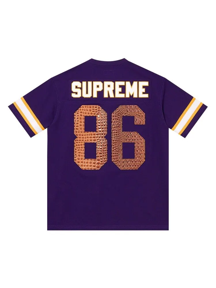 Джерси Supreme Faux Croc Football Jersey Purple — изображение 2 из 2, фиолетовый