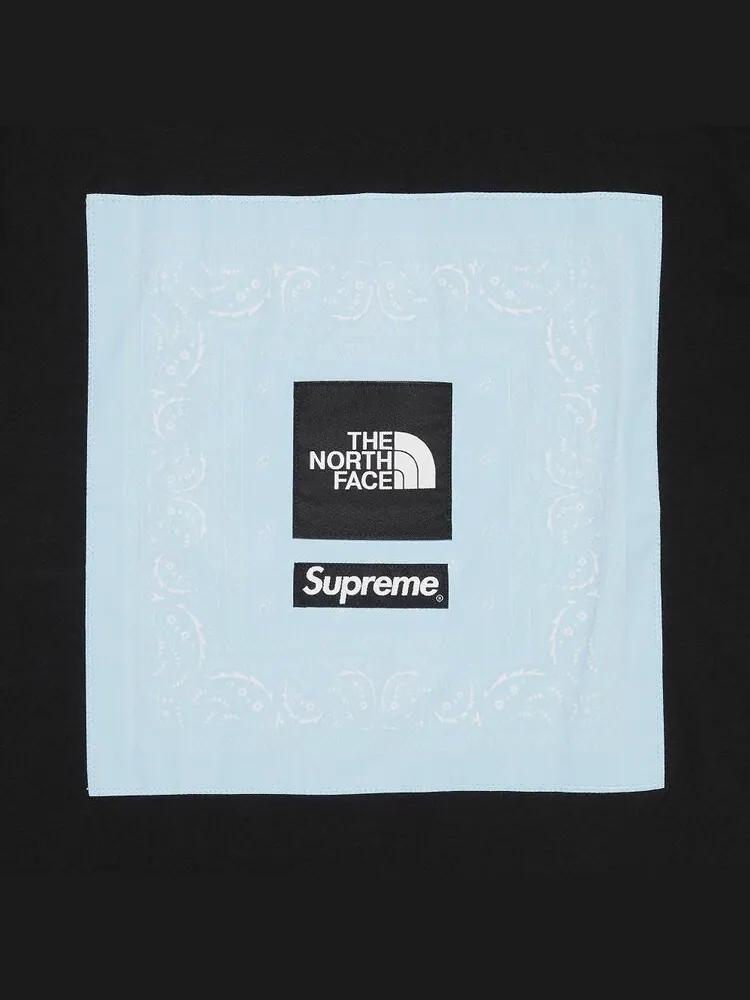 Футболка Supreme x The North Face Bandana Tee 'Black' — изображение 3 из 3, черный