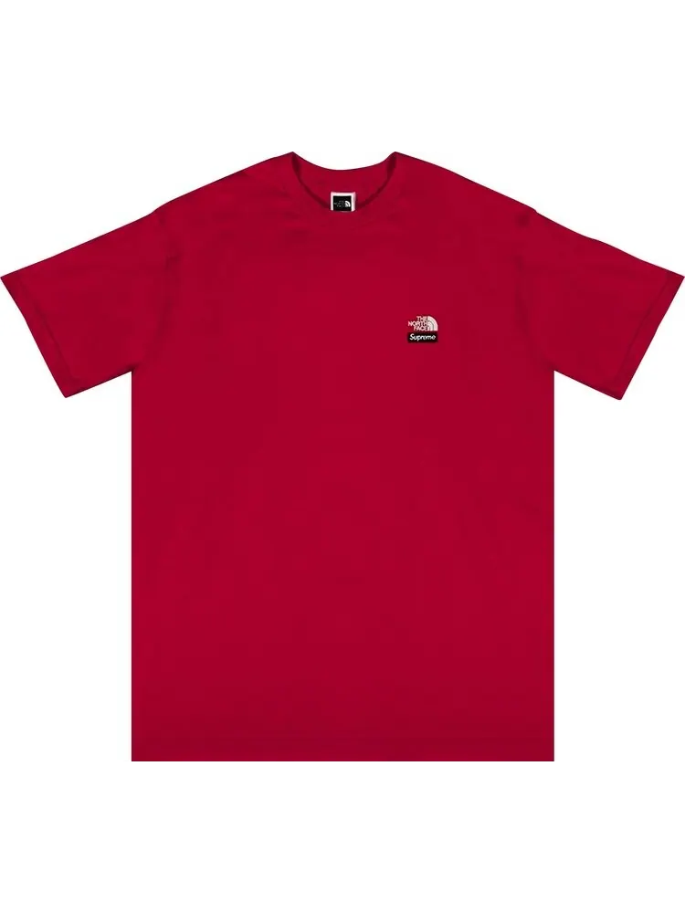 Футболка Supreme x The North Face Bandana Tee 'Red' — изображение 1 из 2, красный