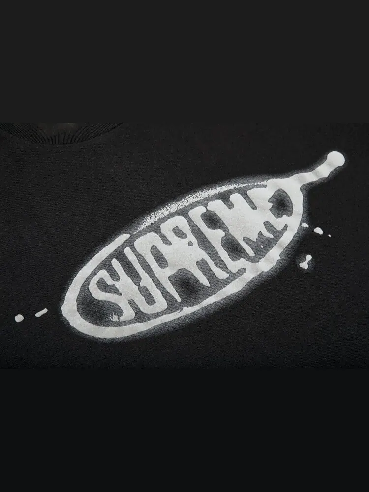 Футболка Supreme Ink Blot Short-Sleeve Top 'Black' — изображение 2 из 2, черный