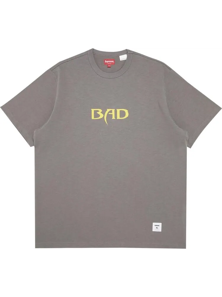 Футболка Supreme Bad Short-Sleeve Top 'Grey' — изображение 1 из 3, серый