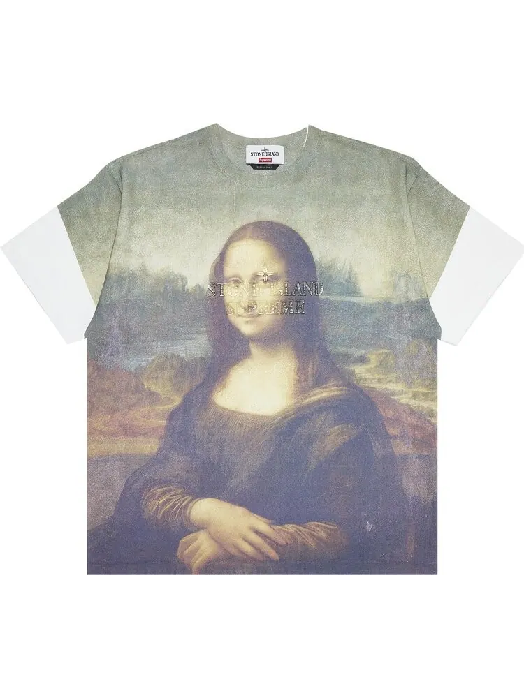 Футболка Supreme x Stone Island Mona Lisa — изображение 1 из 3, мульти
