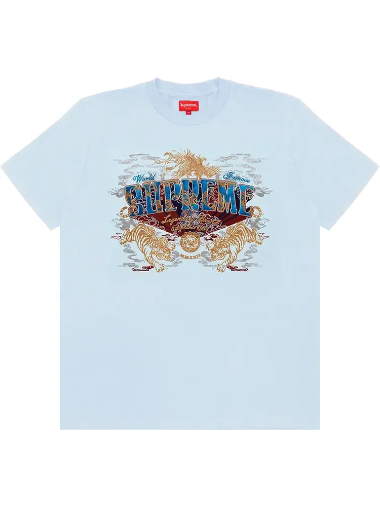 Футболка Supreme Legendary Short-Sleeve Top 'Light Blue' — изображение 1 из 1, синий