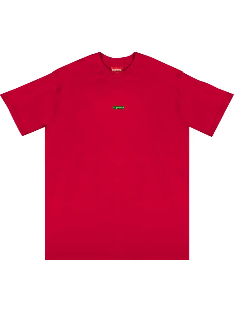 Футболка Supreme Typewriter Short-Sleeve Top 'Red' — изображение 1 из 1, красный