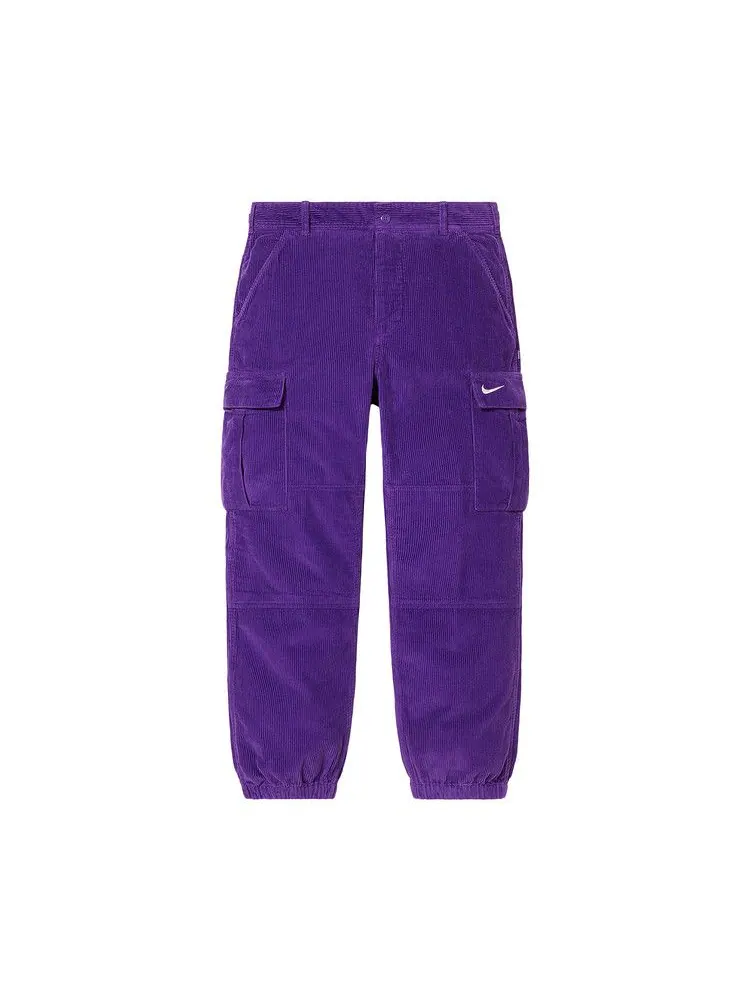 Брюки Supreme x Nike Arc Corduroy Cargo Pant — изображение 1 из 2, фиолетовый