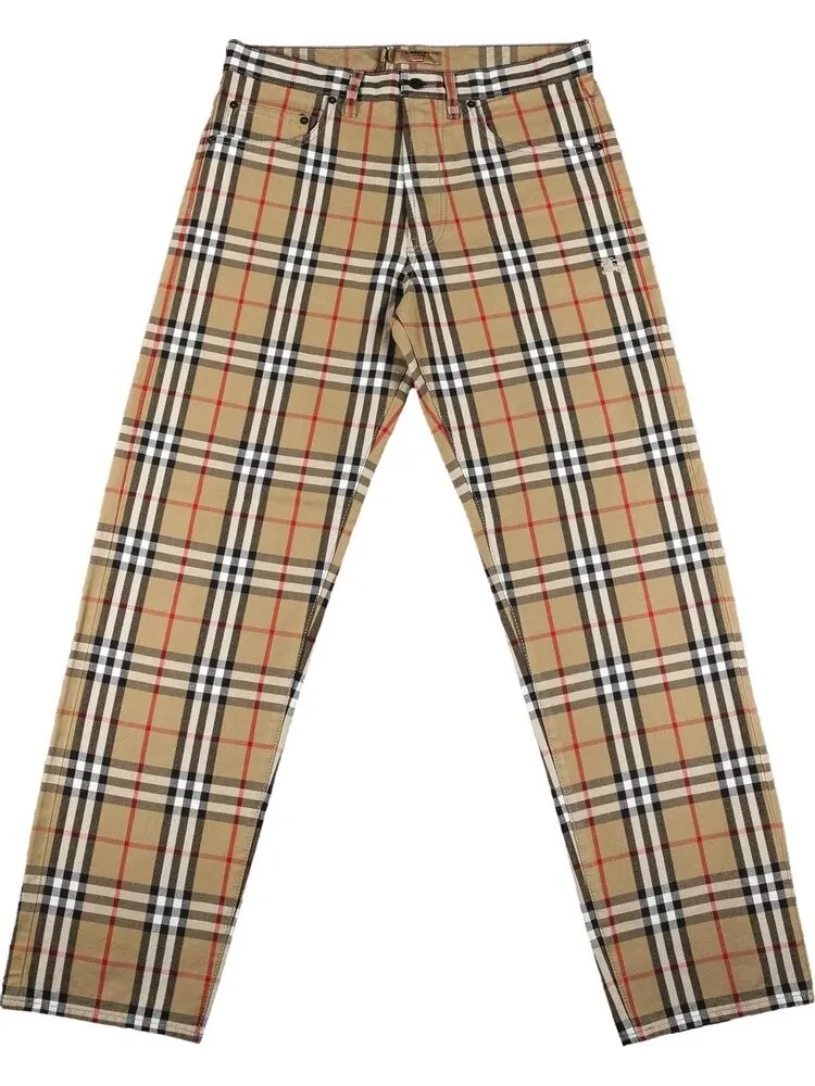 Джинсы Supreme x Burberry Regular Jean 'Beige' — изображение 1 из 3, загар