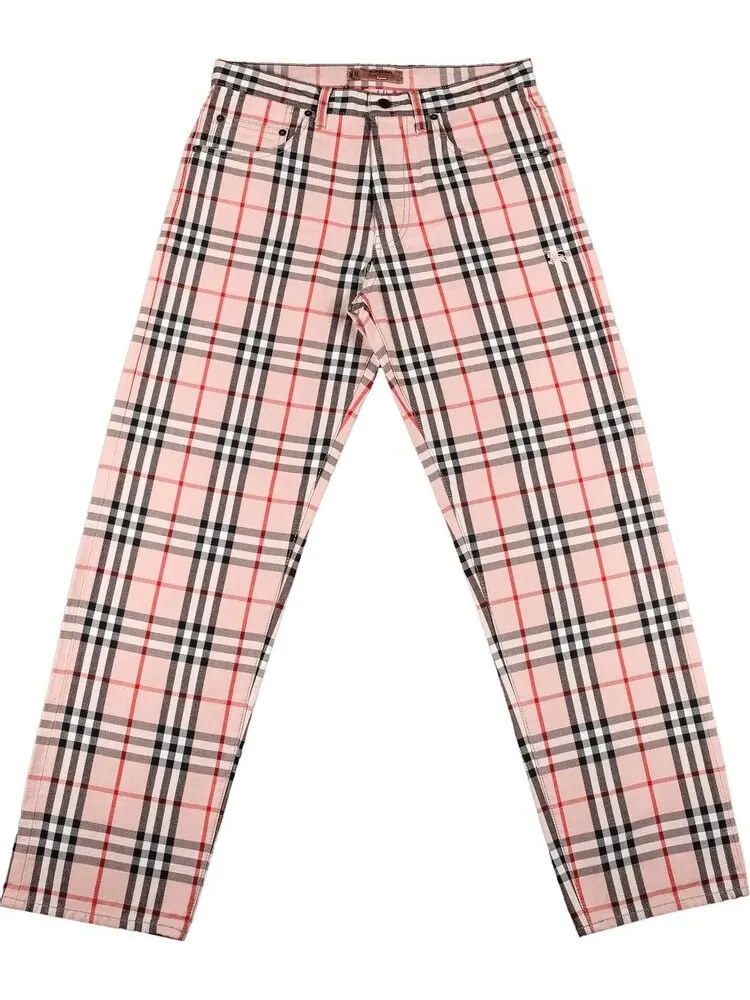 Джинсы Supreme x Burberry Regular Jean 'Pink' — изображение 1 из 3, розовый
