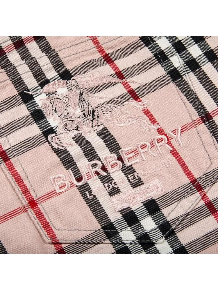 Джинсы Supreme x Burberry Regular Jean 'Pink' — изображение 3 из 3, розовый