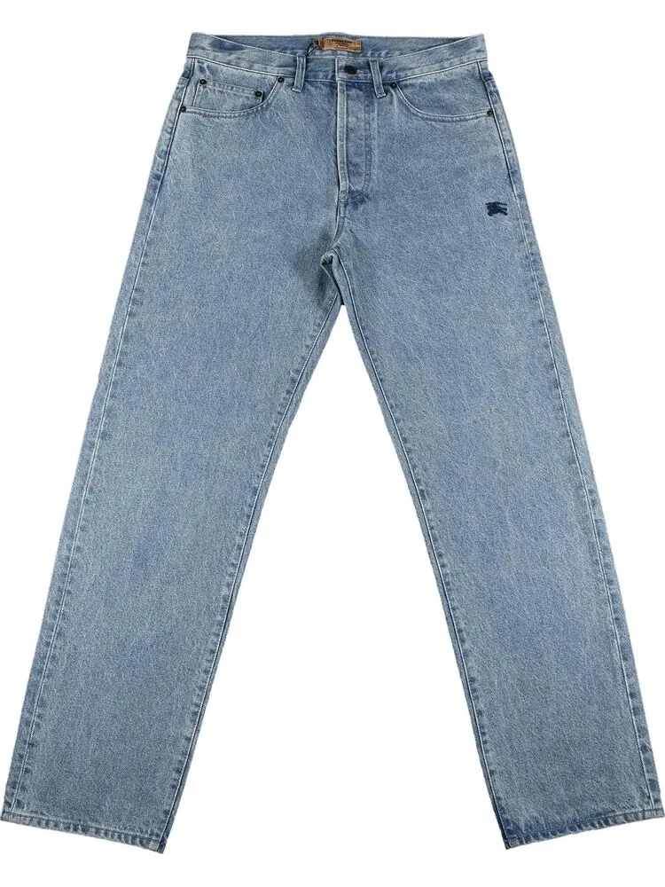 Джинсы Supreme x Burberry Regular Jean 'Washed Blue' — изображение 1 из 3, синий