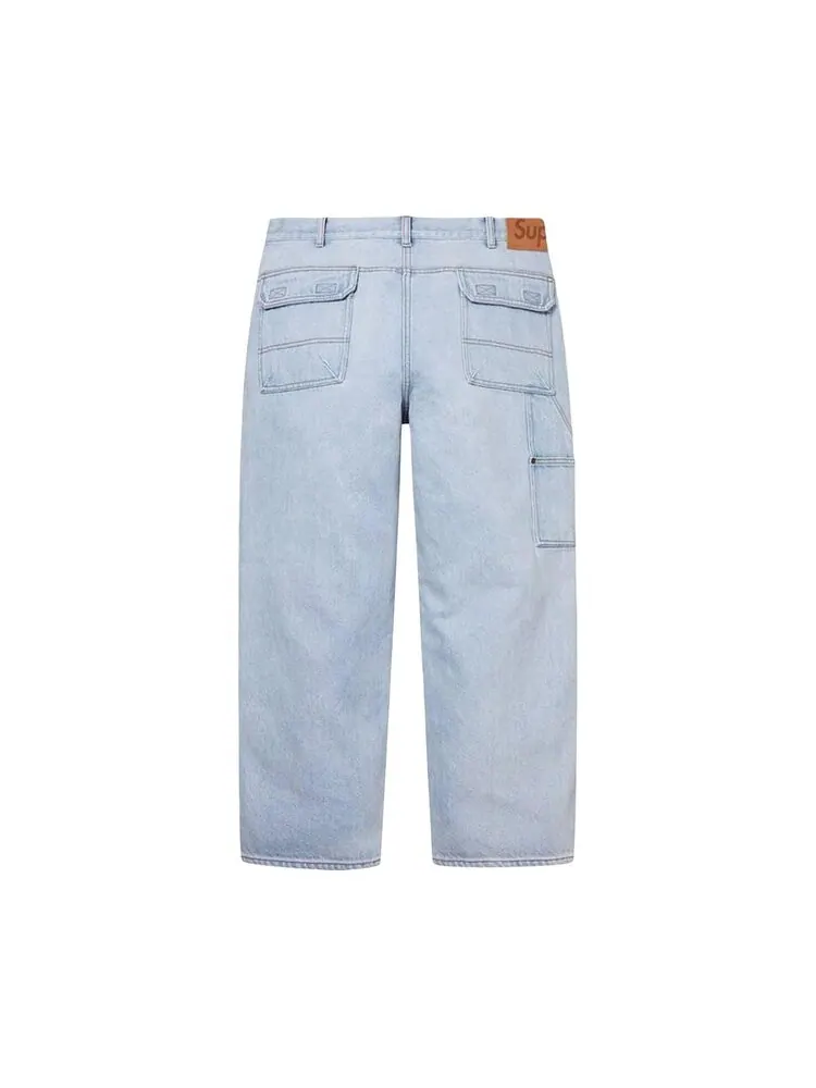 Брюки Supreme Double Knee Denim Utility Pant — изображение 2 из 2, синий