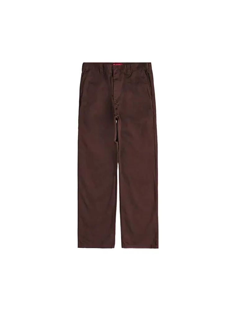 Брюки Supreme Work Pant 'Brown' — изображение 1 из 2, коричневый