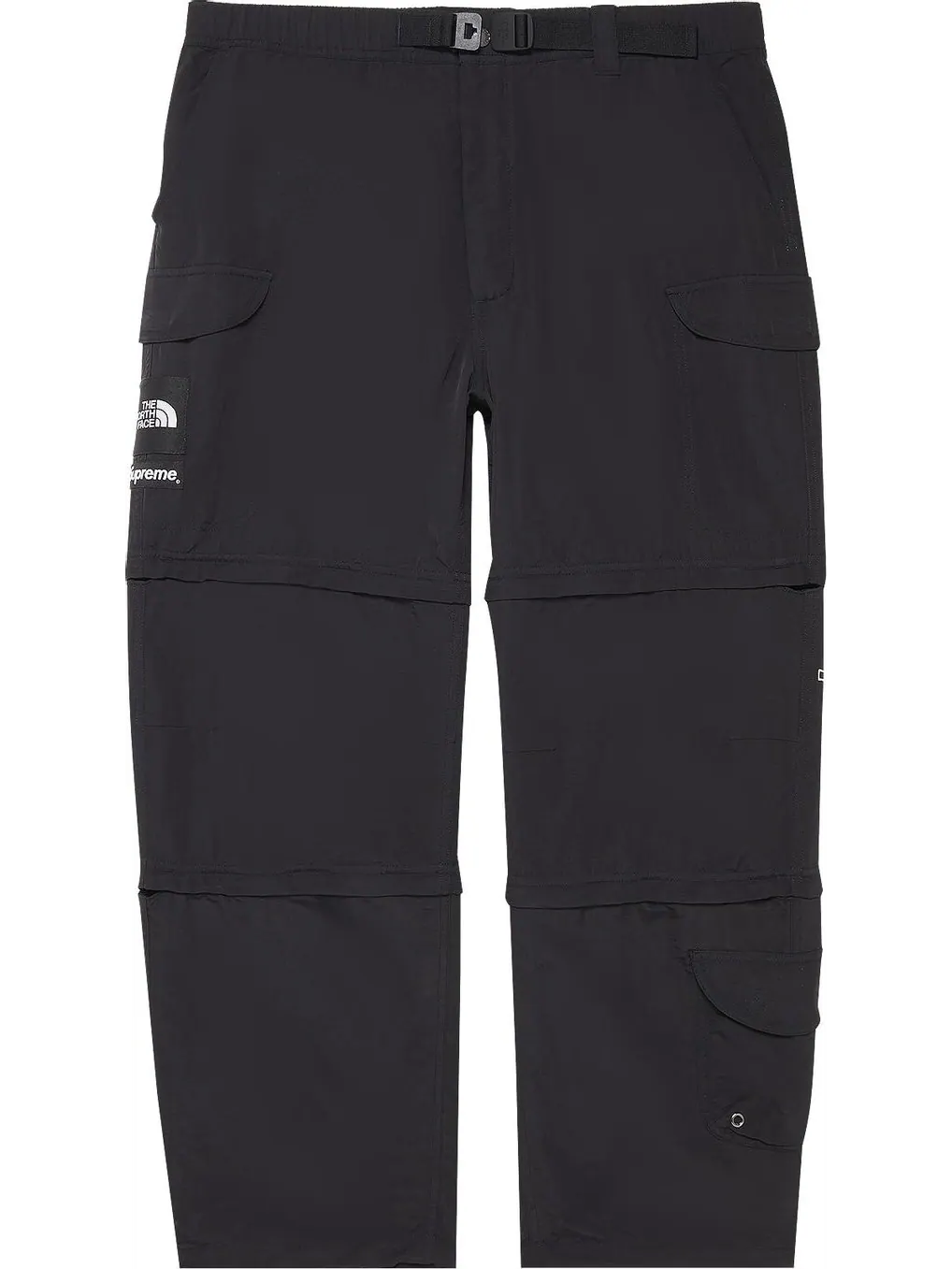 Брюки Supreme x The North Face Trekking Zip-Off Belted Pant 'Black' — изображение 1 из 3, черный