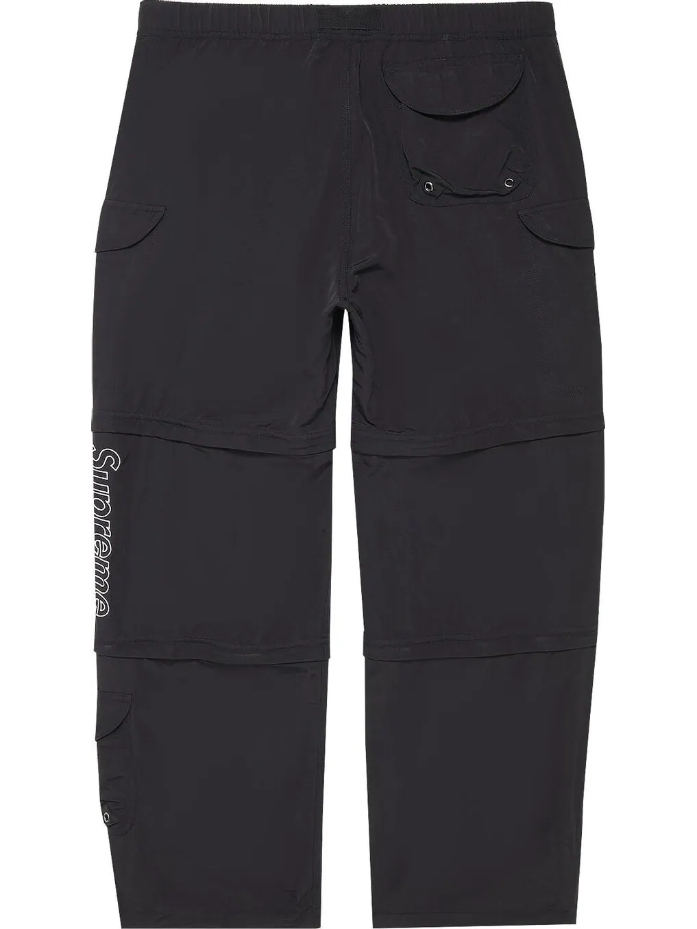 Брюки Supreme x The North Face Trekking Zip-Off Belted Pant 'Black' — изображение 2 из 3, черный