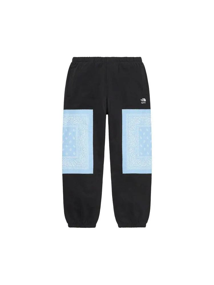 Спортивные брюки Supreme x The North Face Bandana Sweatpant — изображение 1 из 2, черный