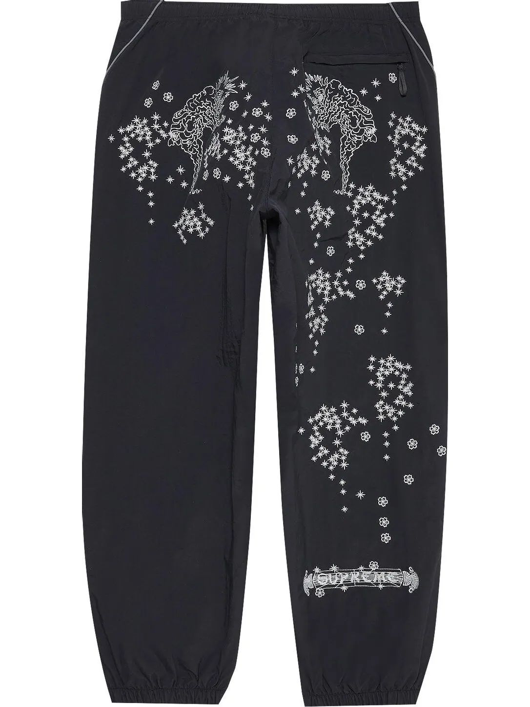 Брюки Supreme AOI Glow-In-The-Dark Track Pant 'Black' — изображение 2 из 3, черный