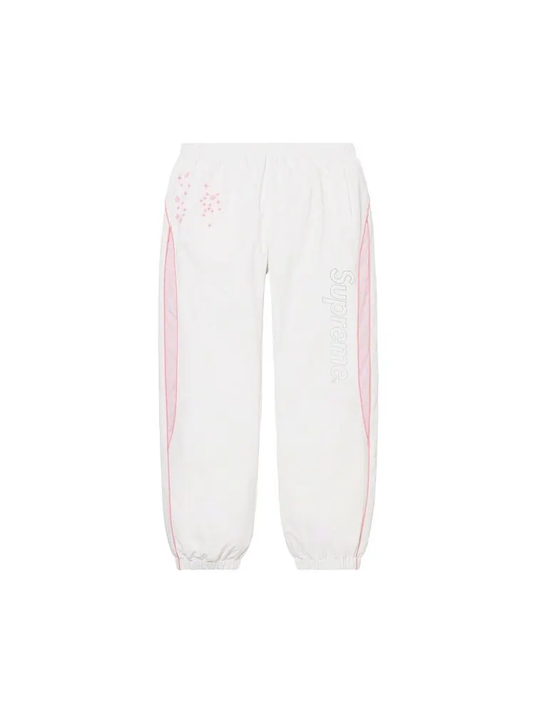 Спортивные брюки Supreme AOI Glow-In-The-Dark Track Pant White — изображение 1 из 2, белый