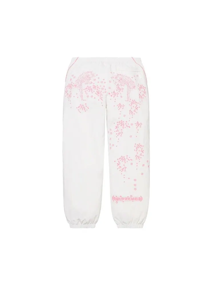 Спортивные брюки Supreme AOI Glow-In-The-Dark Track Pant White — изображение 2 из 2, белый