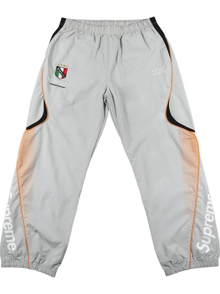 Брюки Supreme x Umbro Track Pant 'Grey' — изображение 1 из 3, серый
