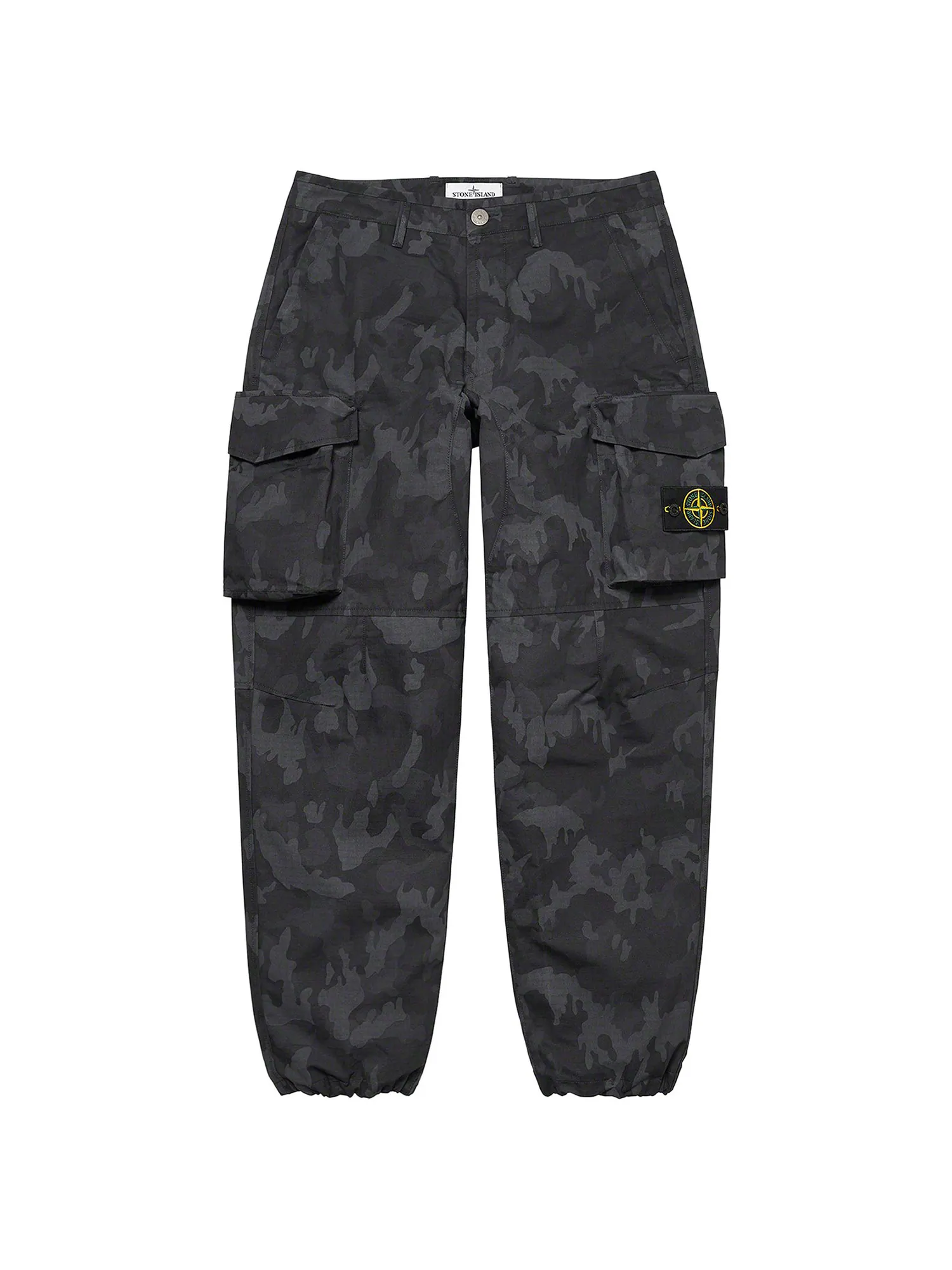 Брюки Supreme x Stone Island Reactive Ice Camo Ripstop Cargo — изображение 1 из 2, черный