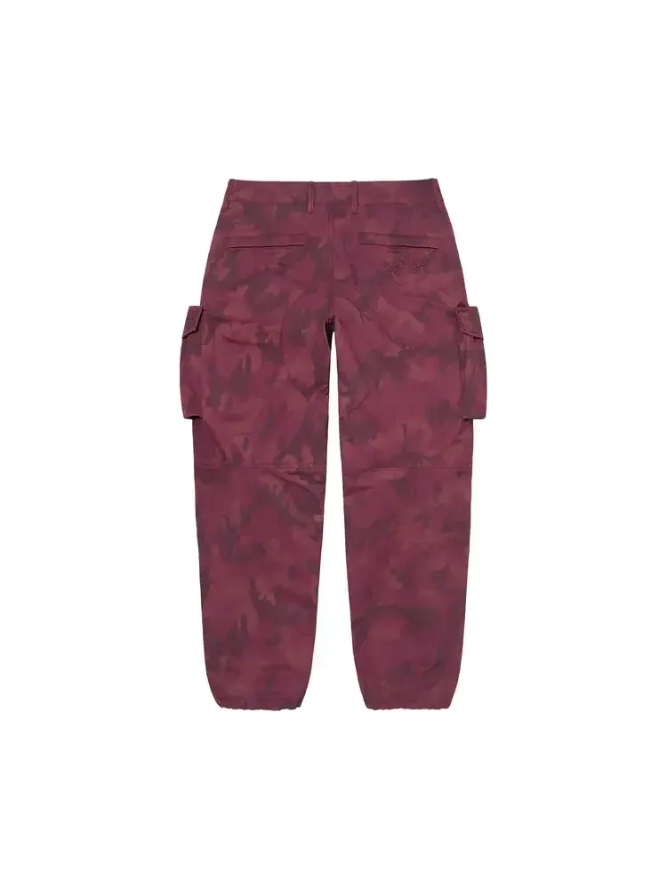 Брюки-карго Supreme x Stone Island Reactive Ice Camo Ripstop — изображение 2 из 3, красный