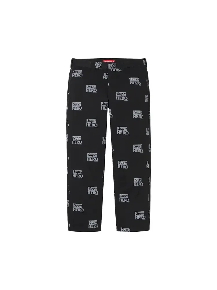 Брюки с логотипом Supreme x ANTIHERO — изображение 1 из 2, черный