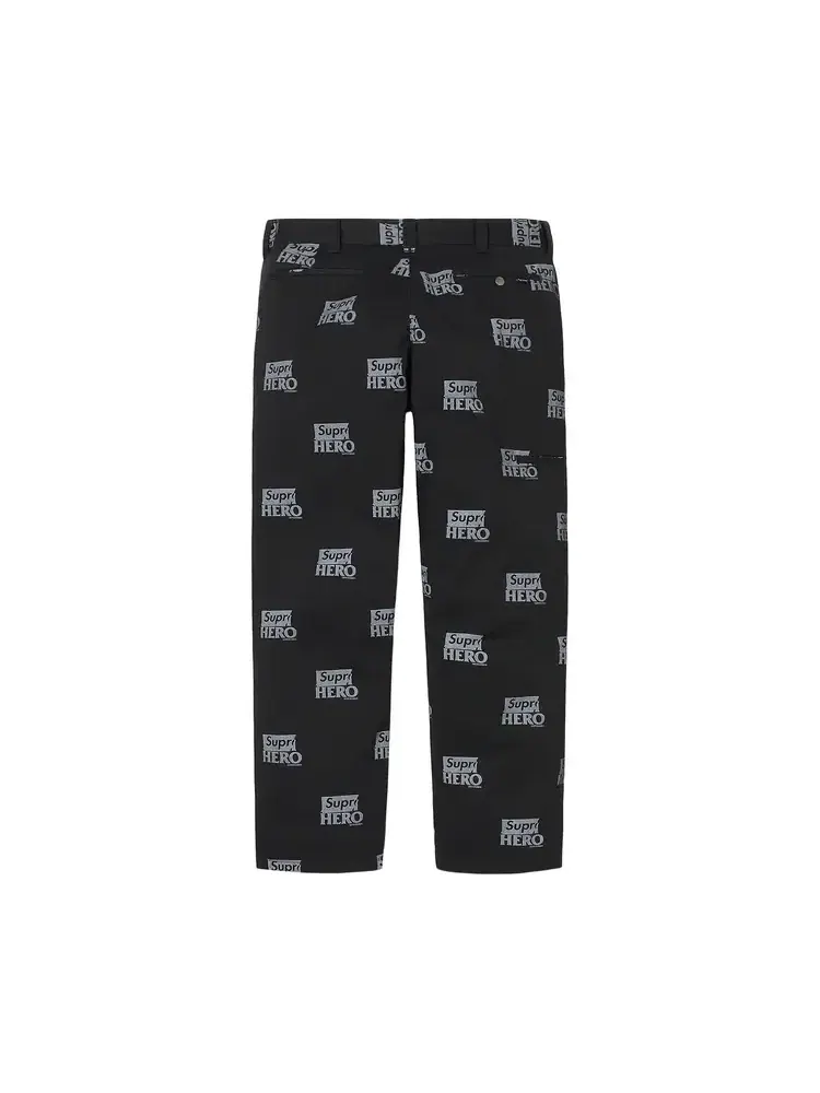 Брюки с логотипом Supreme x ANTIHERO — изображение 2 из 2, черный