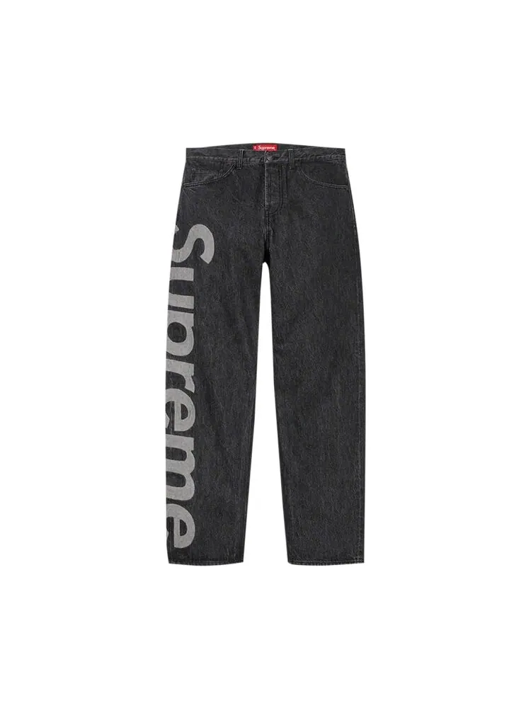 Джинсы Supreme Inset Logo Jean — изображение 1 из 3, черный