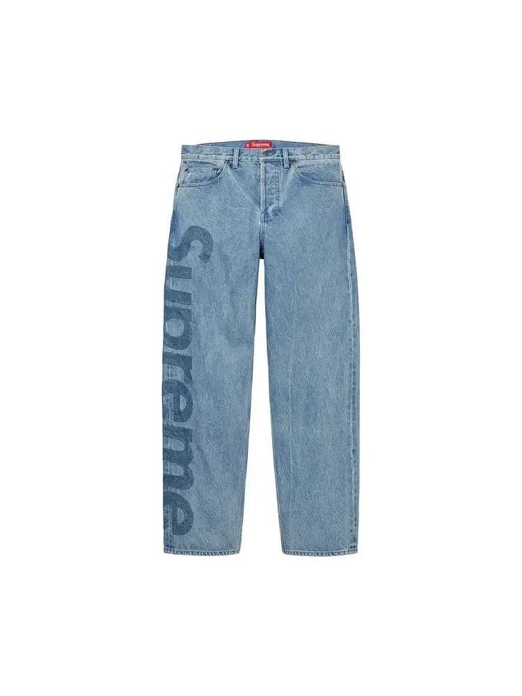Джинсы Supreme с логотипом Inset Logo — изображение 1 из 3, синий
