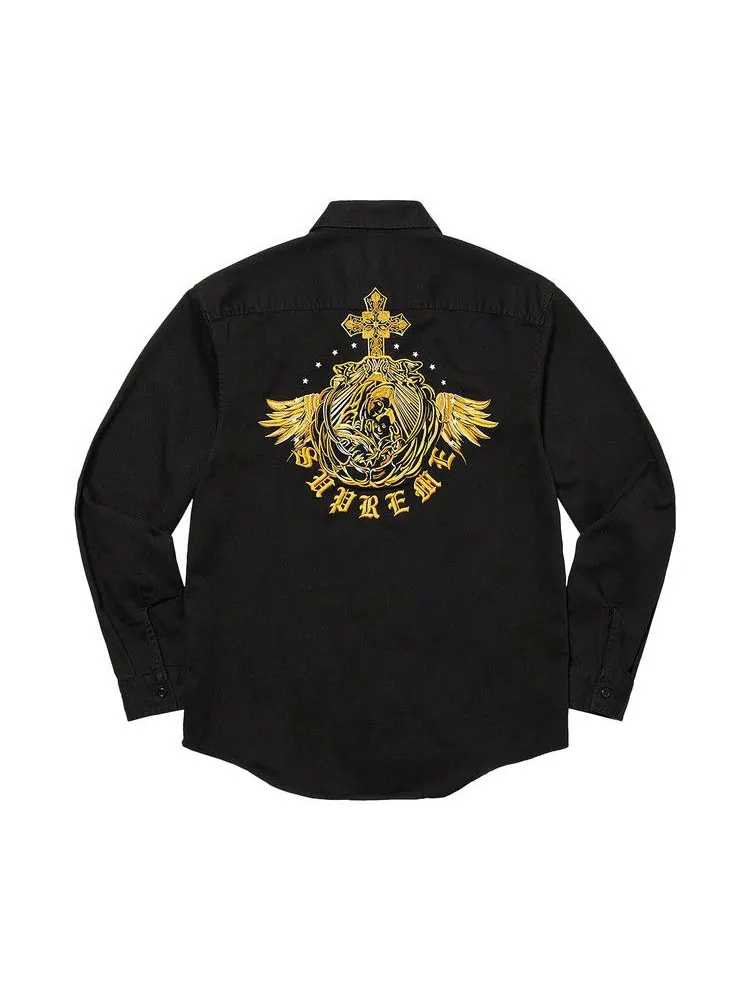 Рубашка Supreme Mary Work Shirt — изображение 2 из 2, черный